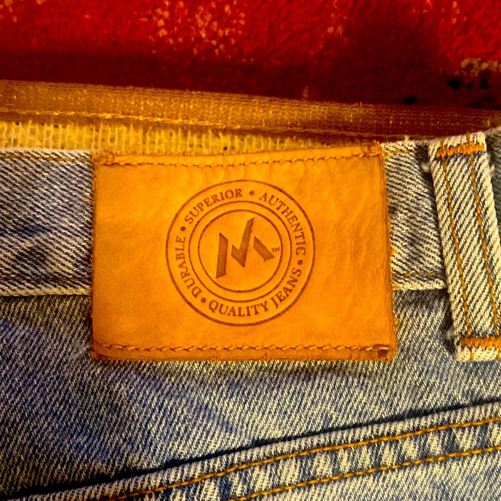 Like new blue jeans
